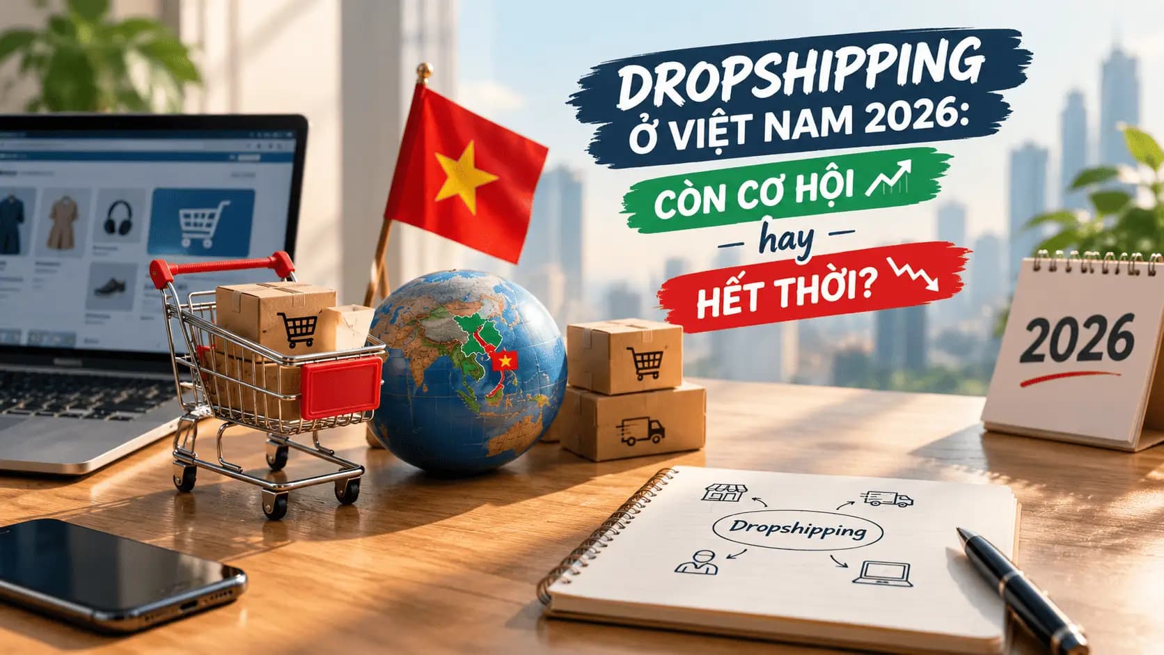 minh hoạ bài viết dropshipping Việt Nam 2026